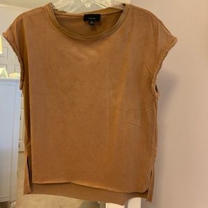Suede top